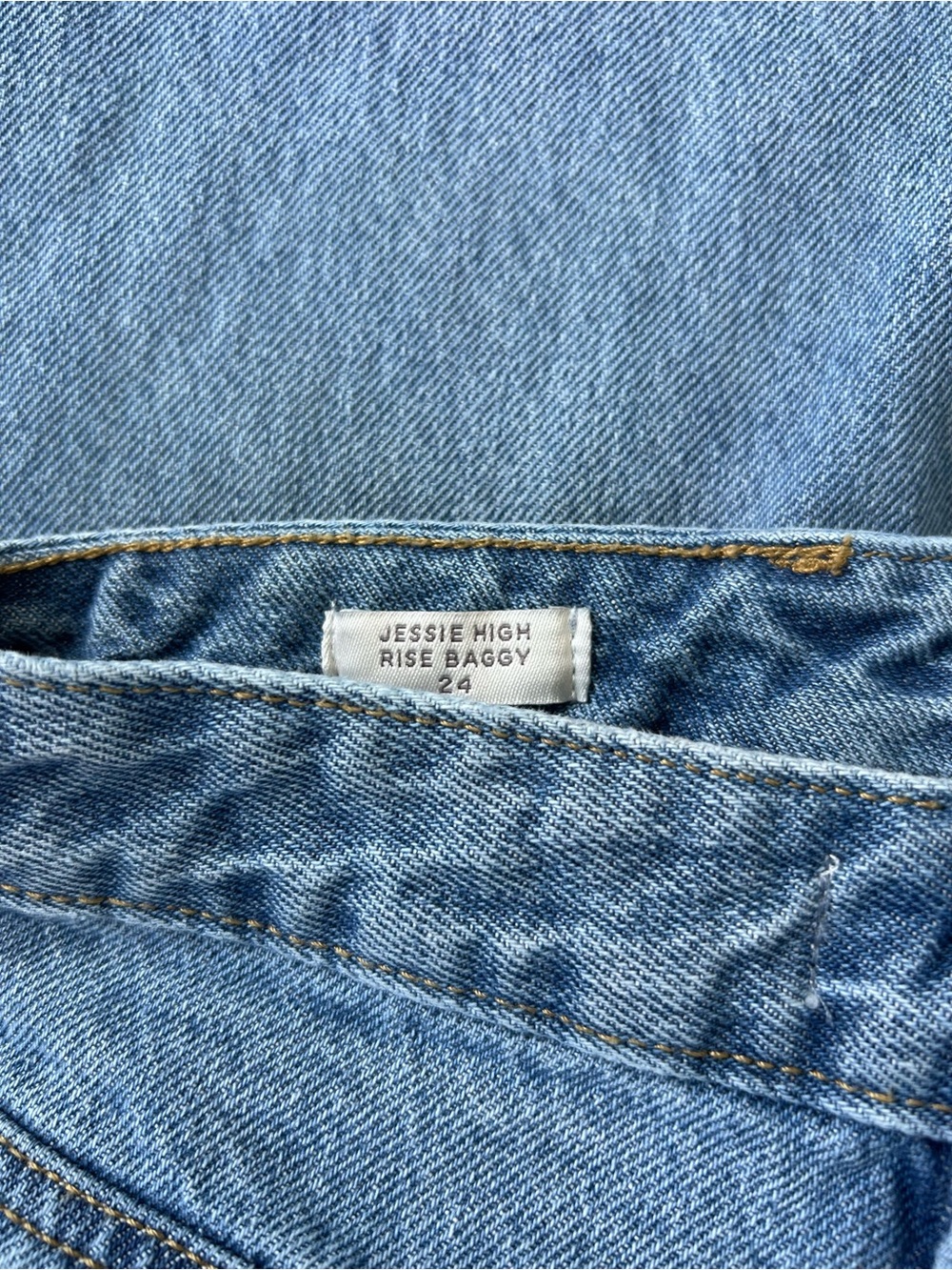 PacSun Blue Wide Leg Flare Jeans - Picture 4 of 7